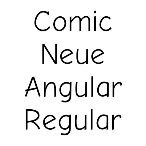 Comic Neue Angular Regular Font Free Fonts On Creazilla Creazilla