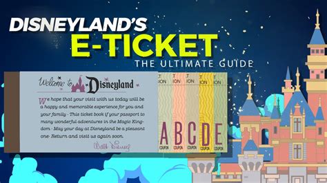 Disneylands E Ticket The Ultimate Guide Youtube