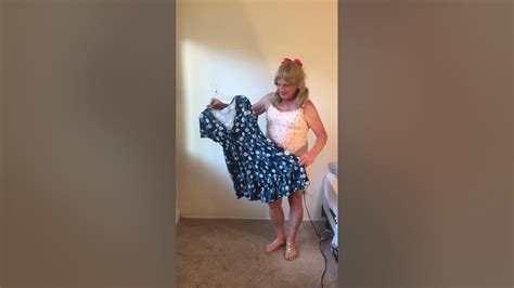 Paulette Wearing Cutie Summer Dress And Sandals Transvestite Youtube