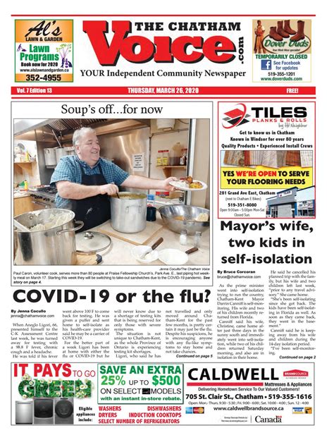 The Chatham Voice March 26 2020 By Chatham Voice Issuu