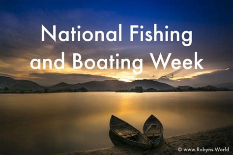 National Fishing And Boating Week Fishing Boats Sport Fishing
