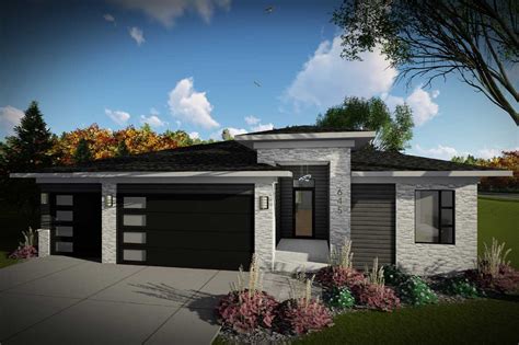 Modern House Plan - 2 Bedrooms, 2 Bath, 1484 Sq Ft Plan 7-1326
