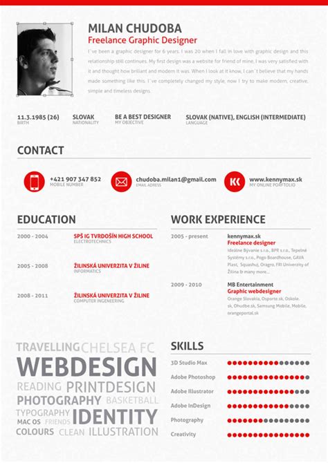 The graphic designer resume sample will guide you in drafting an awesomely creative and captivating resume that can get you your dream job. 14 Stunning Examples of Creative CV/Resume | Graphic ...