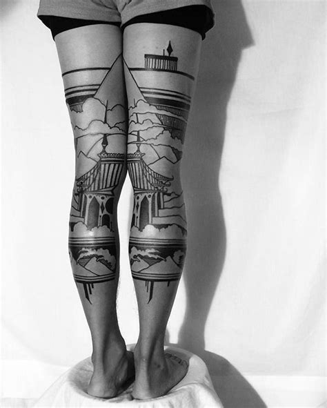 Simple Sunsets Koreangonebad Back Of Leg Tattoos Leg Tattoos