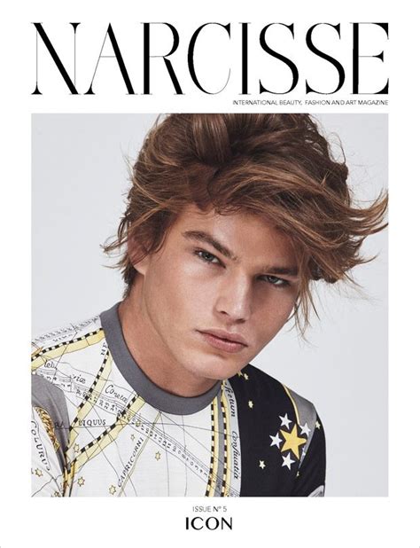 Jordan Barrett Poses In Versace For Narcisse Magazine Icon Issue Cover