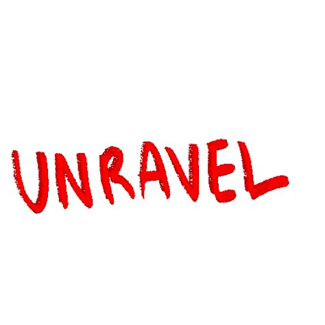 Unravel Sticker By Tedxsfu For Ios Android Giphy