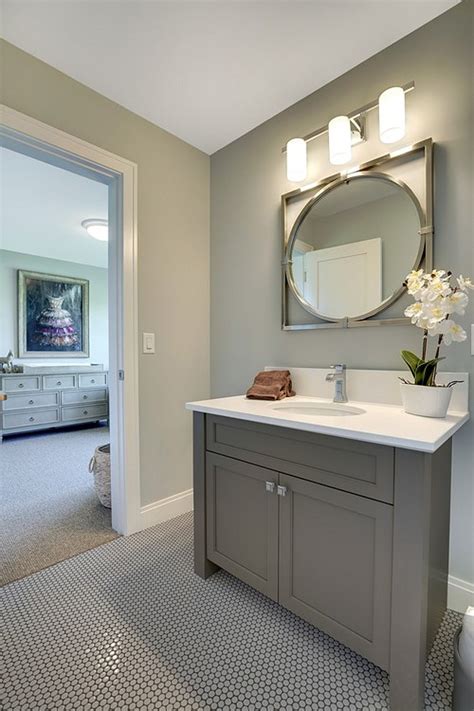 If your bathroom has mostly white fixtures (cabinets, sink, doors, trim), consider painting a bolder color on the wall. Two-Story Family Home Layout Ideas - Home Bunch Interior ...
