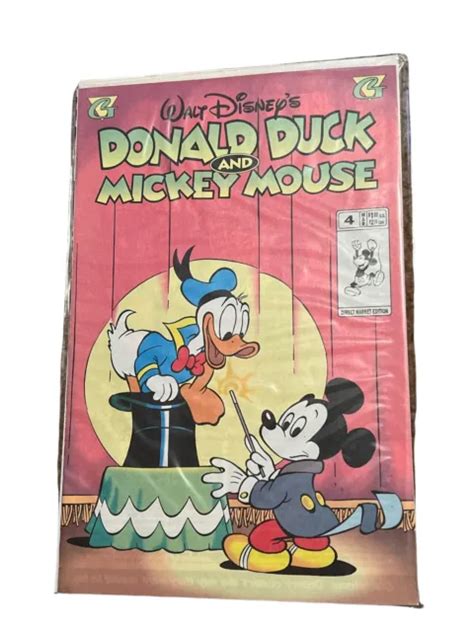 Walt Disneys Donald Duck And Mickey Mouse 4 Gladstone Comic Books