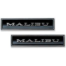 Chevelle Door Panel Emblems Front Malibu 1970 1972