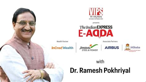 Maybe you would like to learn more about one of these? E-ADDA with Dr. Ramesh Pokhriyal, Union Cabinet Minister ...