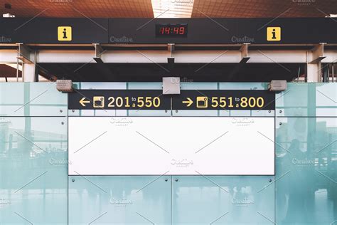 Departures And Arrival Board Mockup High Quality Business Images