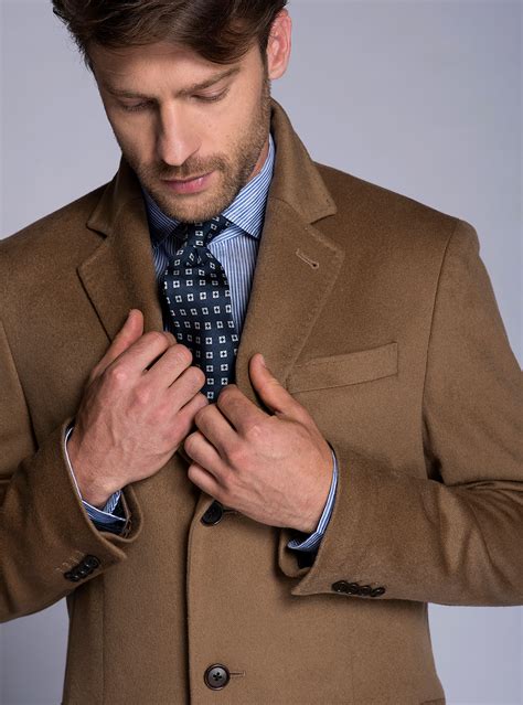 Single Breasted Coat 100 Cashmere