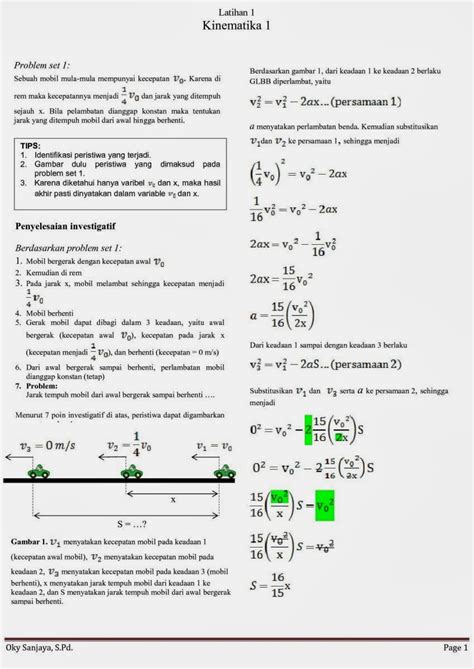 1 kali per semester (prototype rbl). Fisika Siswa: Pembahasan Soal Latihan Dasar Olimpiade ...