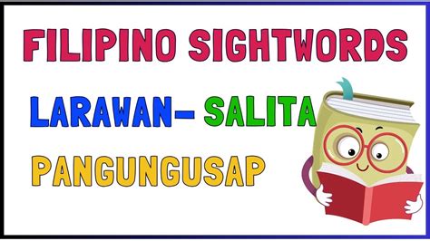 Filipino Sight Words Salita Na May Pangungusap Magsanay Bumasa