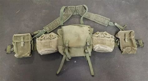Vietnam War M1956 Load Carrying Equipment Web Gear Set Usmc Army 148 00 Picclick