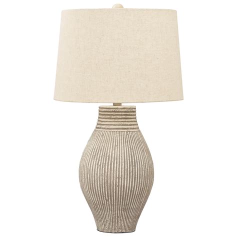 Signature Design By Ashley Lamps Casual Layal Black Paper Table Lamp