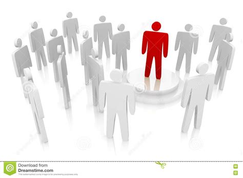 Team Individuality Concept Stock Illustration Illustration Of