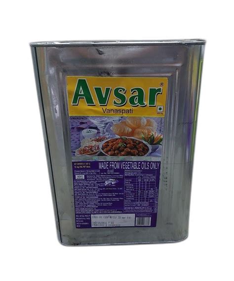 Mono Saturated Avsar Vanaspati Ghee Packaging Type Tin Packaging