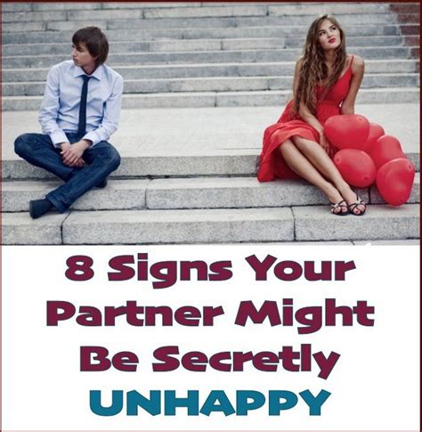 8 Signs Your Partner Might Be Secretly Unhappy Unhappy Marriage Unhappy Marriage Quotes