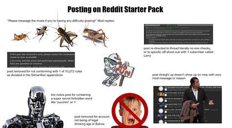 Posting On Reddit Starter Pack Rstarterpacks Starter Packs Know