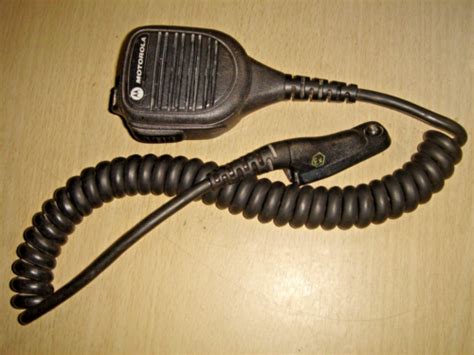Motorola Pmmn4067b Atex Rated Remote Speaker Mic Dp4401ex And Dp4801ex Ebay