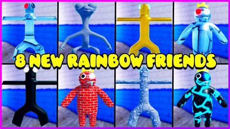 Update Find The Rainbow Friends Morphs How To Get All 8 New Friends