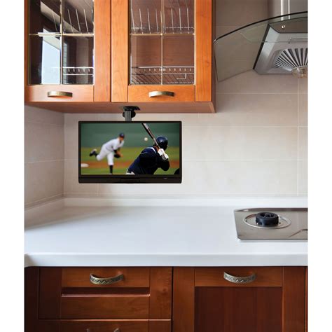 Parts Express Folding Lcd Tv Mount Tv In Kitchen Under Cabinet Tv
