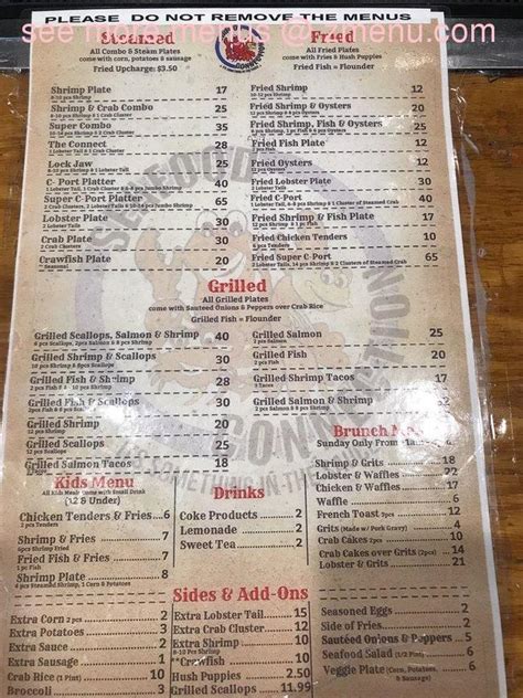 Online Menu of Seafood Connection Charlotte Restaurant, Charlotte