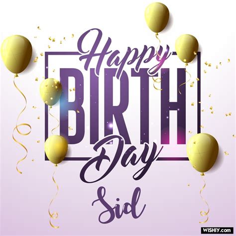 50 Best Birthday 🎂 Images For Sid Instant Download