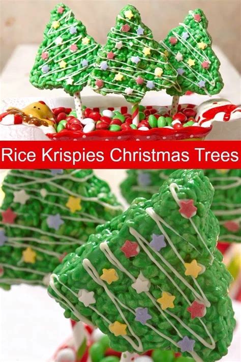 easy adorable rice krispies christmas trees recipe recipe christmas tree food fun holiday