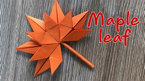 Origami Maple Leaf How To Make Maple Leaf With Paper Hướng Dẫn Cách