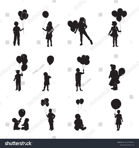 722 Silhouette Boy Holding Balloon Images Stock Photos And Vectors