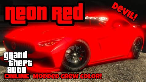 Gta 5 Modded Crew Colors Hex Codes Kustom Crew Color Showroom