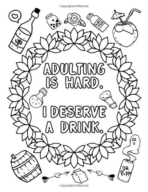 Adult Coloring Pages With Funny Quotes Coloring Pages
