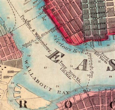 Old Map Of New York 1867 Manhattan 3 Pieces Vintage Maps And Prints
