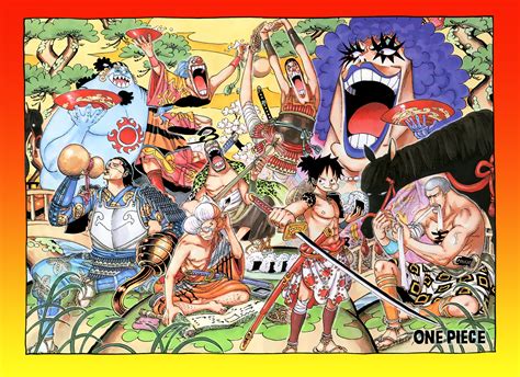 There were two gorgeous sunny/koi images from last episode that would make for really great wallpapers. WANO KUNI | ONE PIECE GOLD