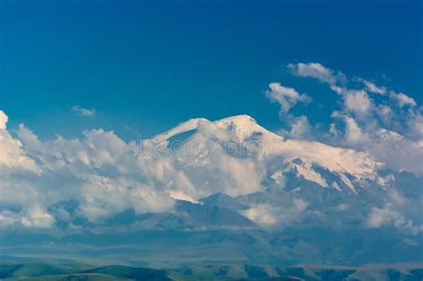 Elbrus In The Clouds Stock Photo Image Of Clubs Russia 106537608