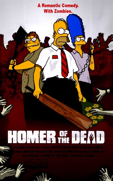 Homer Of The Dead By Claudia The Simpsons Movie Simpsons Characters The
