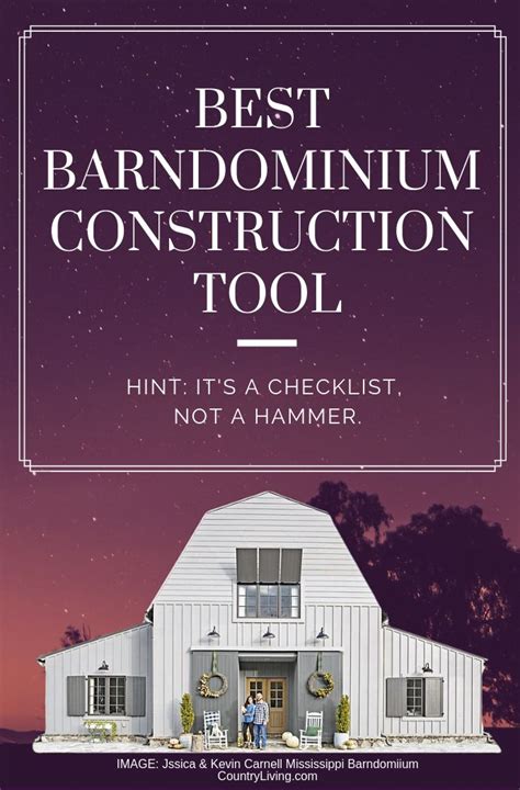 Heres The Best Barndominium Construction Checklist Weve Ever Seen