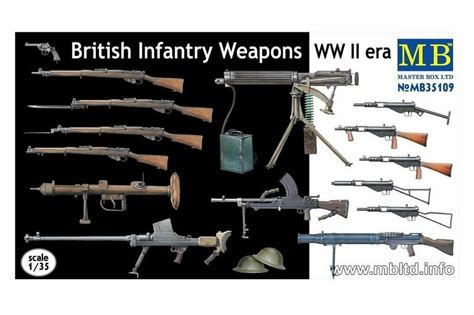 British Infantry Weapons Ww Ii Era 135 Masterbox 35109