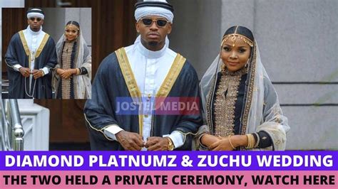 Diamond Platnumz And Zuchu Wedding Ceremony They Held A Private