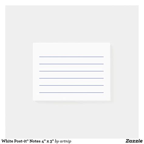 White Post-it® Notes 4
