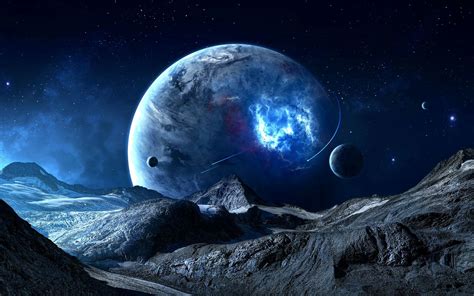 Planet Rise Computer Wallpapers Desktop Backgrounds 1920x1200 Id