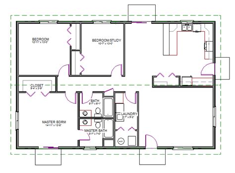 1600 Sq Ft Ranch Floor Plans Floorplansclick