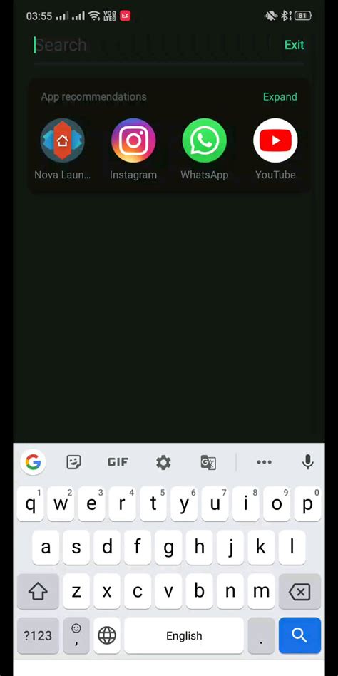 The search bar doesn't open Google search. It presents app recommendations instead. How do I fix ...
