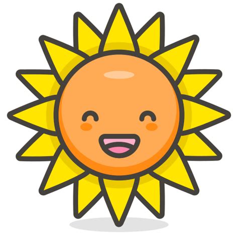 Icono Sol En Another Emoji Icon Set