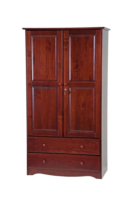 Wooden sliding door armoire wood furniture wooden wardrobe. Palace Imports Smart Solid Wood Wardrobe/Armoire/Closet in Mahogany | Discount Bandit