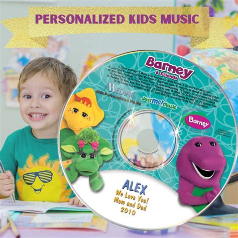 Personalized Barney And Friends Music Cd For Kids Etsy Canada