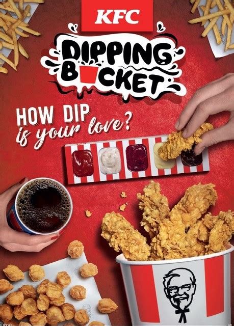 Kfc malaysia crispy chicken tender dunk and dip reviewthis is kfc malaysia's latest product, the crispy tender dunk and dip. KFC ITALY'S DIPPING BUCKET RETURNS AND IT'S "DIP LOVE" AGAIN!