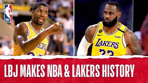 Lebron James Makes Nba And Lakers History Youtube